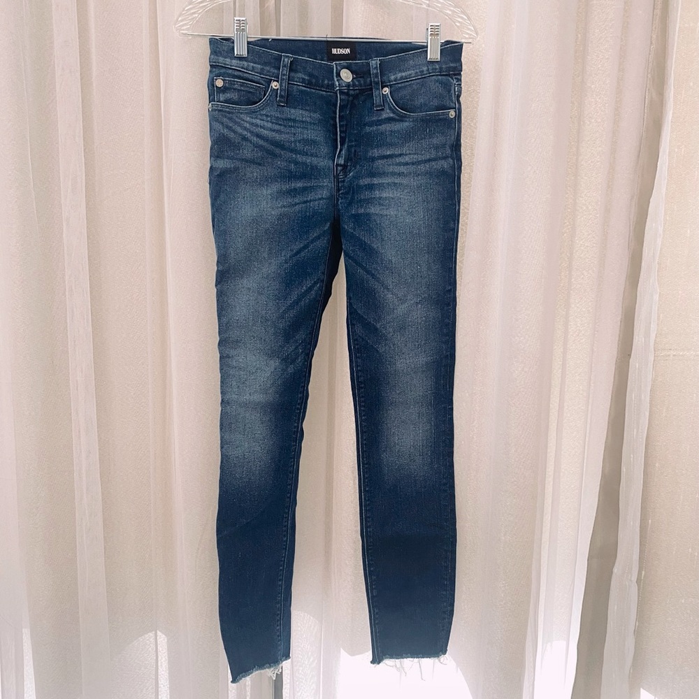 Hudson Natalie Mid-Rise Ankle Super Skinny | Size 26
